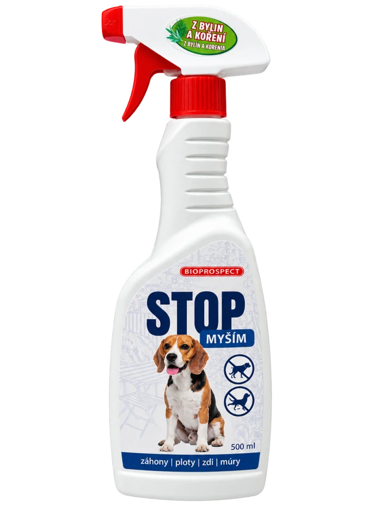 STOP PSŮM - pachový odpuzovač psů 500 ml.