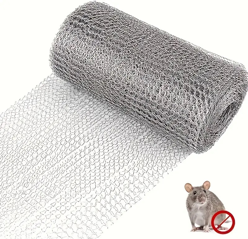 Nerezové dvouvrstvé pletivo proti škůdcům 12,7 cm x 300 cm
