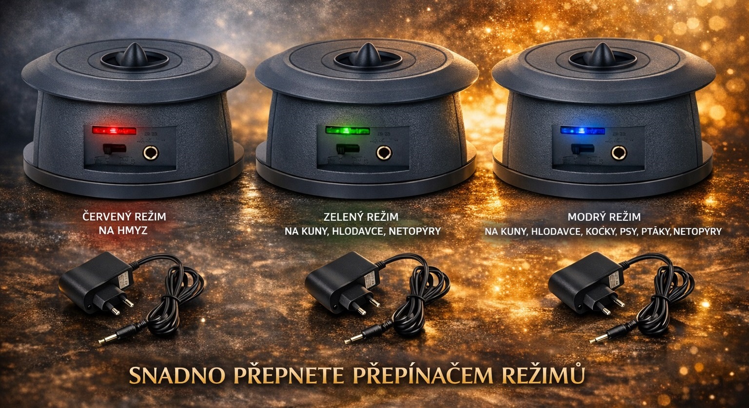 3D Odpuzovač kun - dosah 1700 m3.